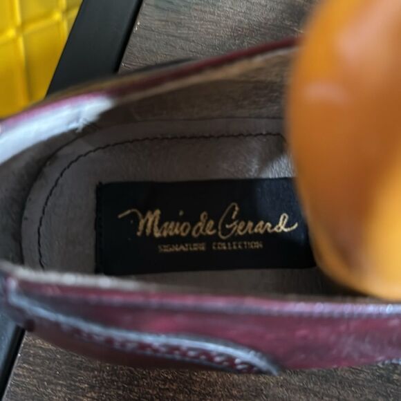 Mario de Gerard burgundy oxfords size 9.5 - Picture 8 of 11